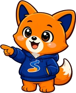 Suko, la mascota de PreICFES Superior, señalando